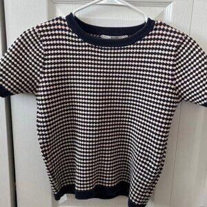My Favourite Knit T-Shirt on Sale US XS Chic Half-Sleeve Sweater